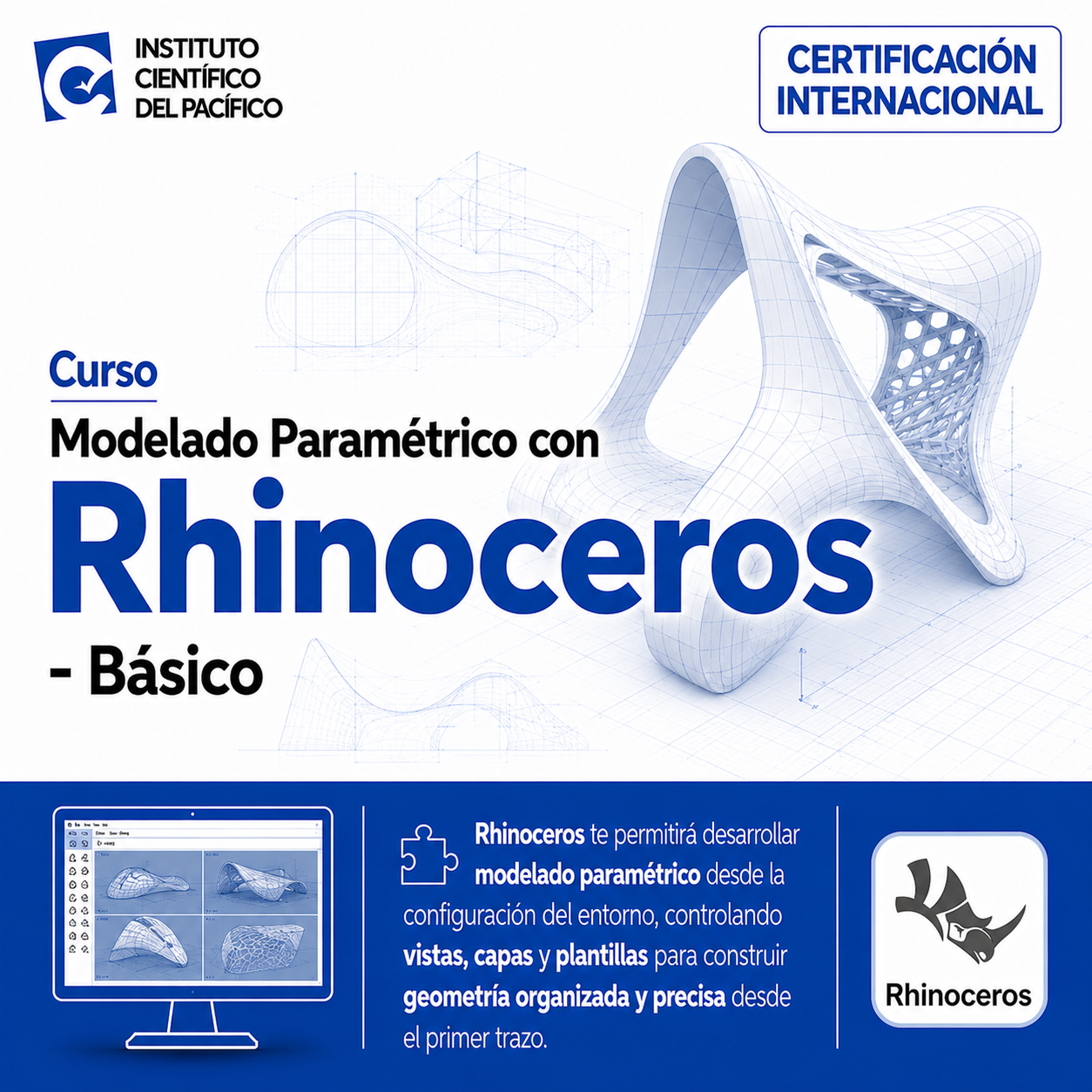 Curso Modelado Paramétrico con Rhinoceros - Básico
