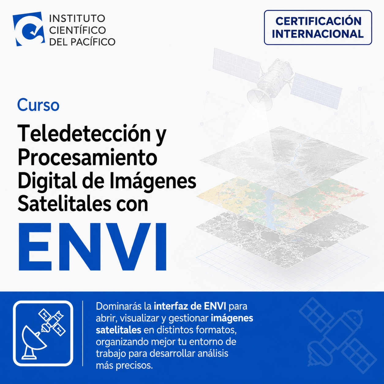 Curso Teledetección y Procesamiento Digital de Imágenes Satelitales con ENVI