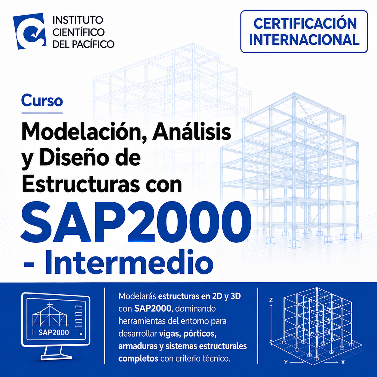 Curso Modelación, Análisis y Diseño de Estructuras con SAP2000 - Intermedio