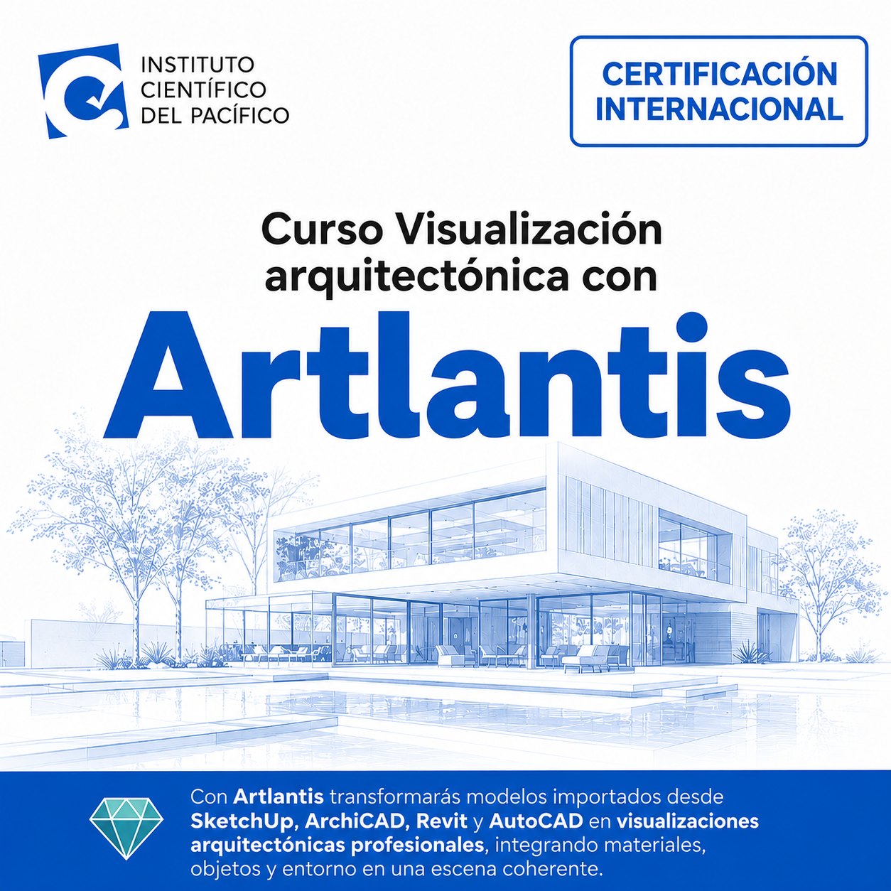 Curso Visualización arquitectónica con Artlantis