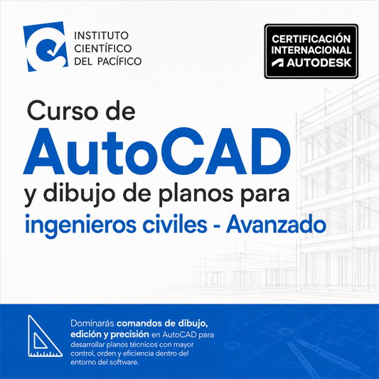Curso de AutoCAD y dibujo de planos para ingenieros civiles - Avanzado