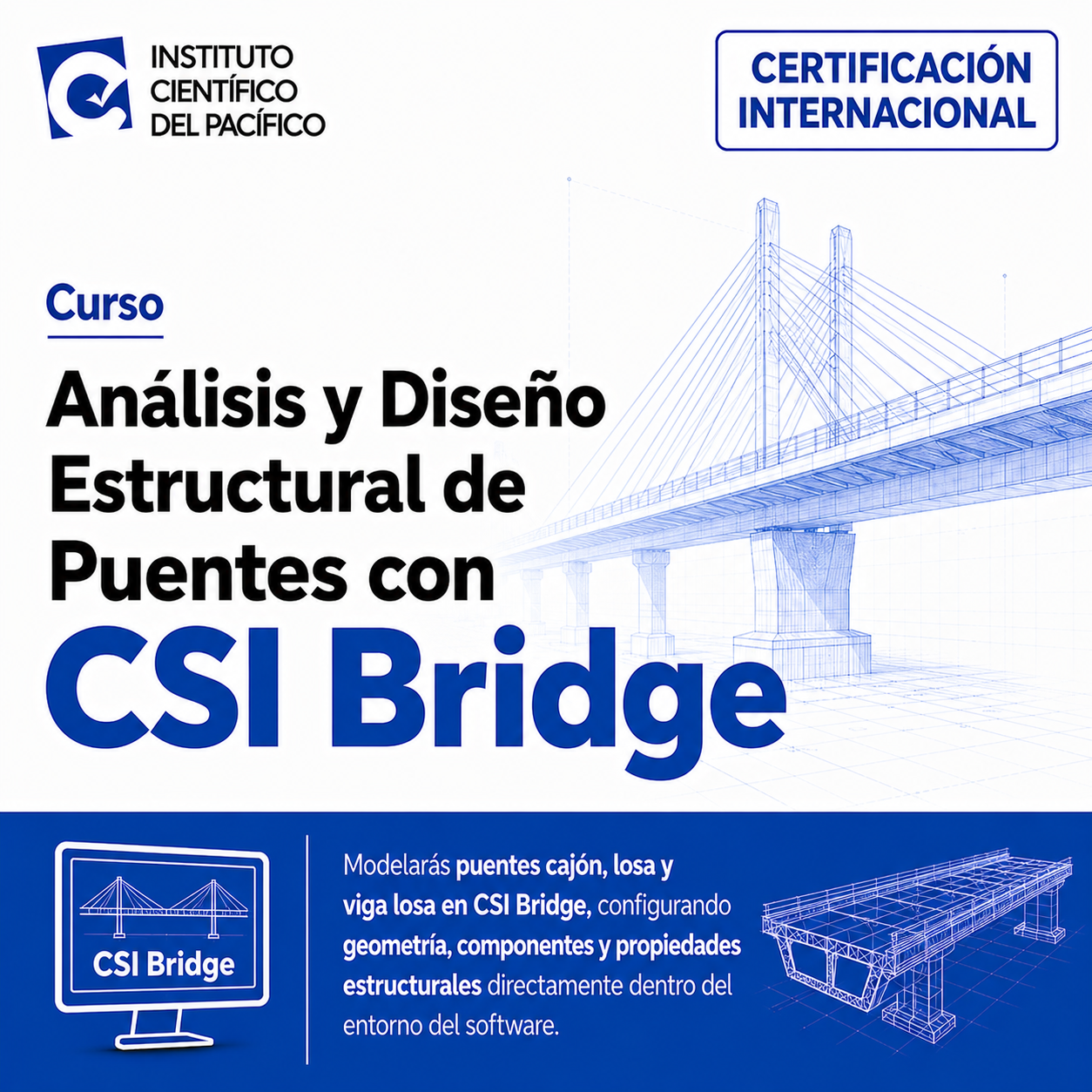 Curso Análisis y Diseño Estructural de Puentes con CSI Bridge