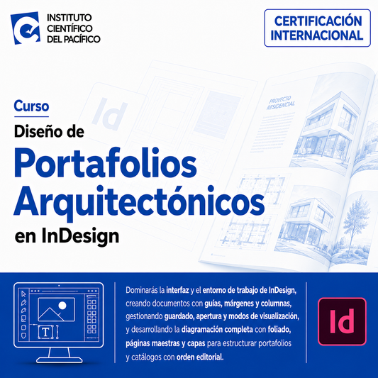 Curso Diseño de Portafolios Arquitectónicos en InDesign