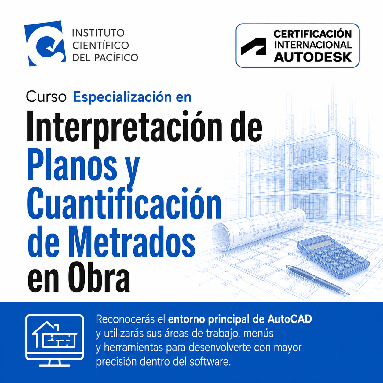 Curso Especialización en Interpretación de Planos y Cuantificación de Metrados en Obra