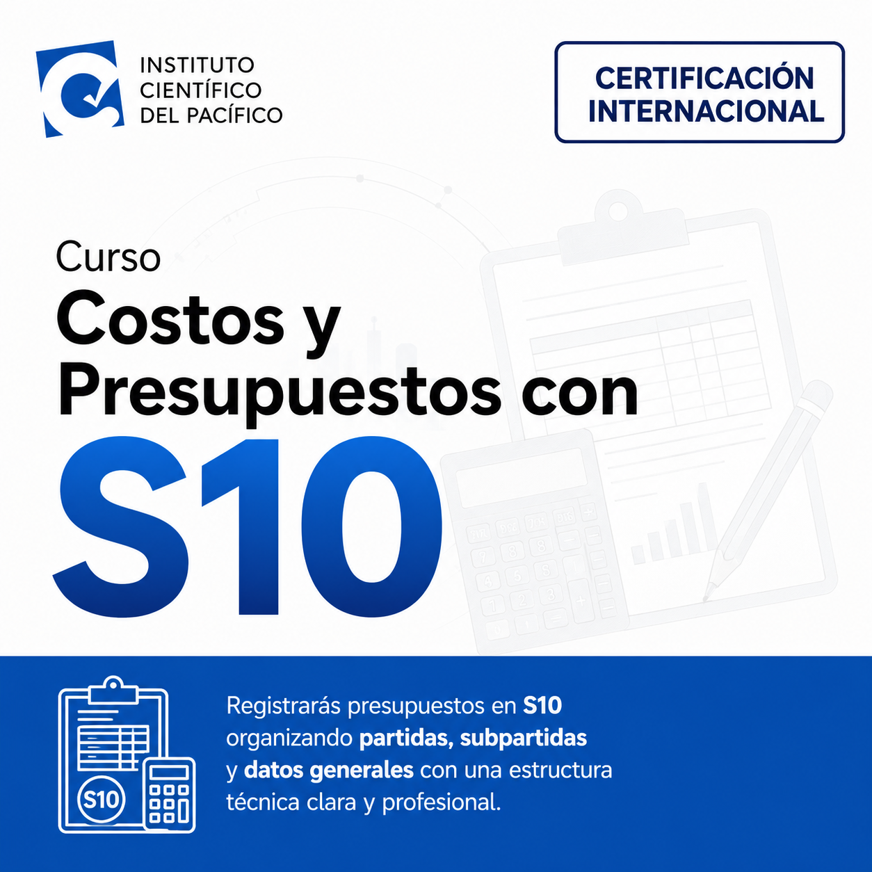Curso Costos y Presupuestos con S10