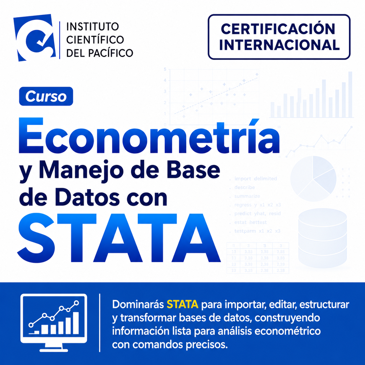 Curso Econometría y Manejo de Base de Datos con STATA