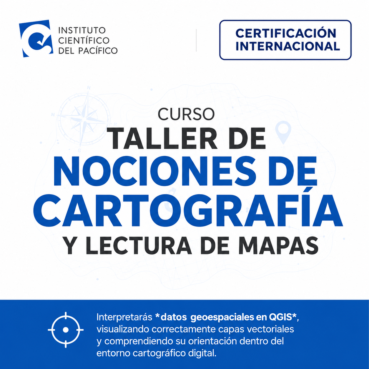 Curso taller de nociones de cartografía y lectura de mapas